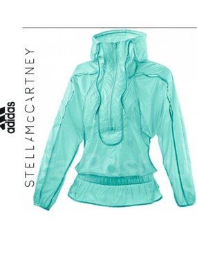 Stella McCartney Windbreaker Rain Jacket Anorak Hooded